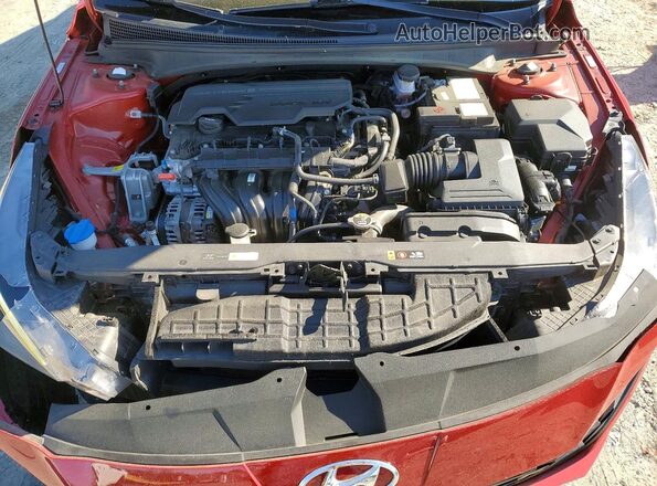 KMHLS4AG8NU307583 2022 HYUNDAI ELANTRA Red 