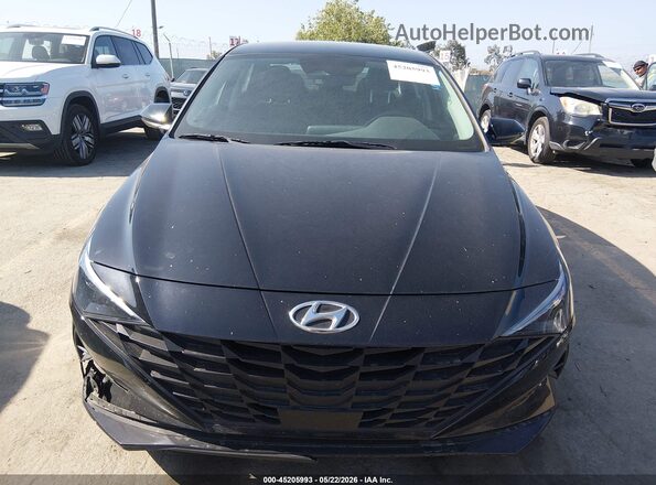 KMHLS4AG8PU416497 2023 HYUNDAI ELANTRA Black Rear interior view
