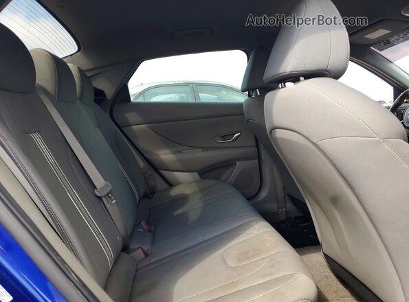 KMHLS4AG9PU426567 2023 HYUNDAI ELANTRA Blue Вид задніх сидінь
