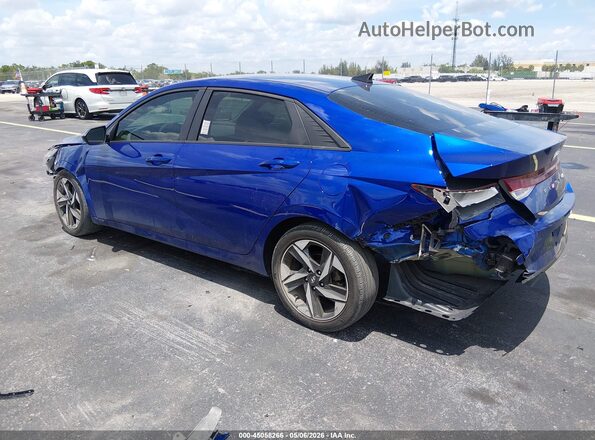 KMHLS4AG9PU436256 2023 HYUNDAI ELANTRA Blue Հետևի ձախ