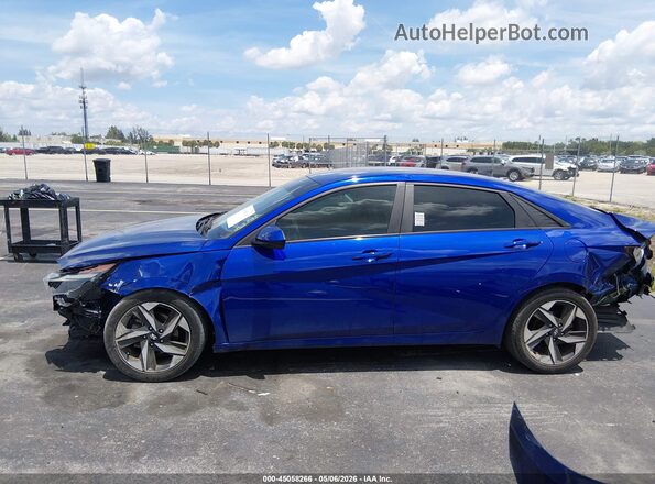 KMHLS4AG9PU436256 2023 HYUNDAI ELANTRA Blue 