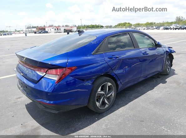 KMHLS4AG9PU436256 2023 HYUNDAI ELANTRA Blue Հետևի աջ