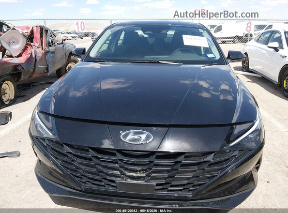 KMHLS4AGXPU429381 2023 HYUNDAI ELANTRA Black Вид щитка приладів