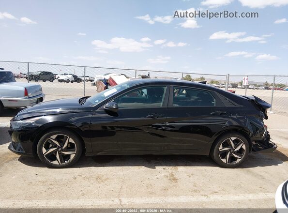 KMHLS4AGXPU429381 2023 HYUNDAI ELANTRA Black Панорамний вид салону 360°