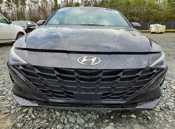 KMHLS4AGXPU582228 2023 HYUNDAI ELANTRA Black წინა ხედი
