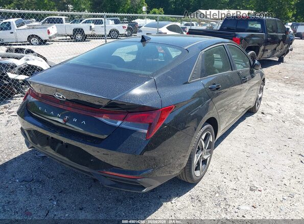 KMHLS4AGXPU618032 2023 HYUNDAI ELANTRA Черный Задняя правая четверть