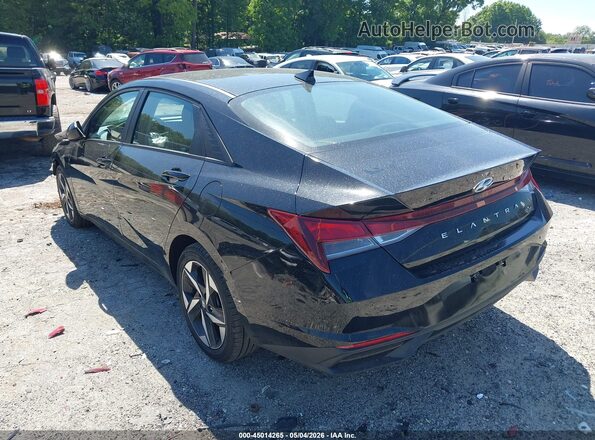 KMHLS4AGXPU618032 2023 HYUNDAI ELANTRA Черный Задняя левая четверть