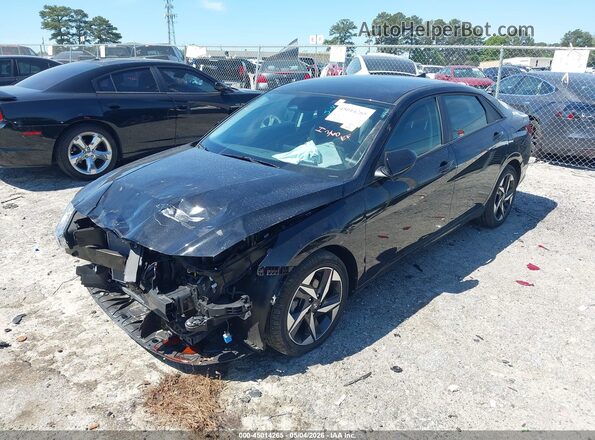 KMHLS4AGXPU618032 2023 HYUNDAI ELANTRA Черный Передняя левая четверть