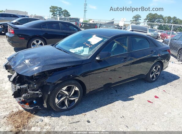 KMHLS4AGXPU618032 2023 HYUNDAI ELANTRA Черный Панорамный вид салона 360°