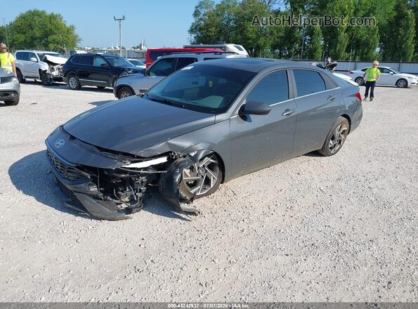 KMHLS4DG0RU680697 2024 HYUNDAI ELANTRA Серый Передняя левая четверть