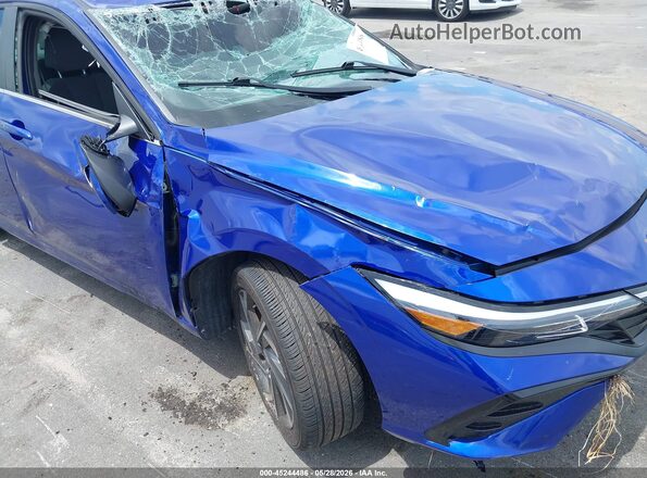 KMHLS4DG0RU734550 2024 HYUNDAI ELANTRA Blue Դիմացի տեսք