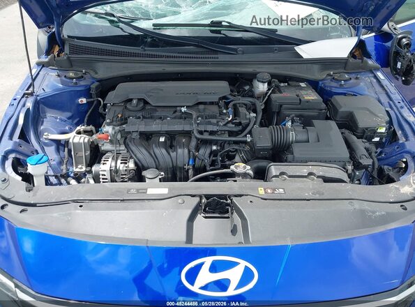 KMHLS4DG0RU734550 2024 HYUNDAI ELANTRA Blue Հետևի տեսք