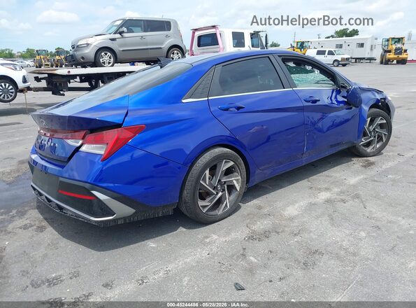 KMHLS4DG0RU734550 2024 HYUNDAI ELANTRA Blue Հետևի աջ