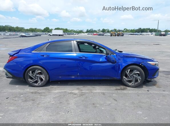 KMHLS4DG0RU734550 2024 HYUNDAI ELANTRA Blue Սալոնի 360 աստիճան տեսք