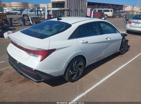 KMHLS4DG0SU022142 2025 HYUNDAI ELANTRA White Tył prawy