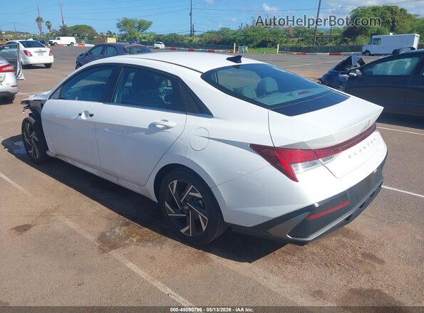 KMHLS4DG0SU022142 2025 HYUNDAI ELANTRA White Tył lewy