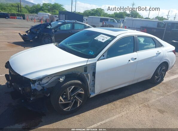 KMHLS4DG0SU022142 2025 HYUNDAI ELANTRA White 