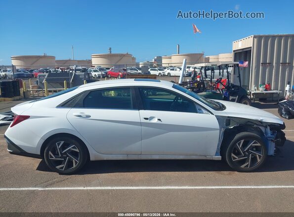 KMHLS4DG0SU022142 2025 HYUNDAI ELANTRA White 