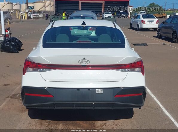 KMHLS4DG0SU022142 2025 HYUNDAI ELANTRA White 