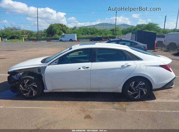 KMHLS4DG0SU022142 2025 HYUNDAI ELANTRA White 