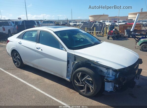 KMHLS4DG0SU022142 2025 HYUNDAI ELANTRA White 