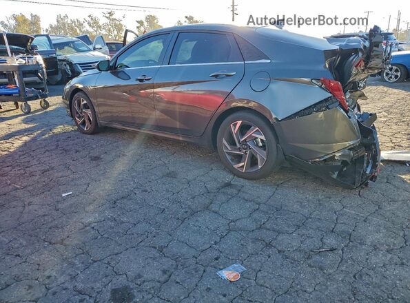 KMHLS4DG0SU947231 2025 HYUNDAI ELANTRA Gray Հետևի ձախ
