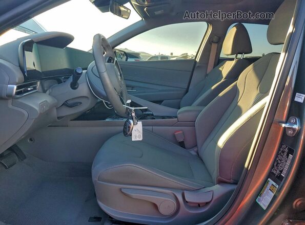 KMHLS4DG0SU947231 2025 HYUNDAI ELANTRA Gray Սալոնի դիմացի տեսք