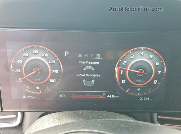 KMHLS4DG1SU029049 2025 HYUNDAI ELANTRA White Սարքավորումների վահանակի տեսք