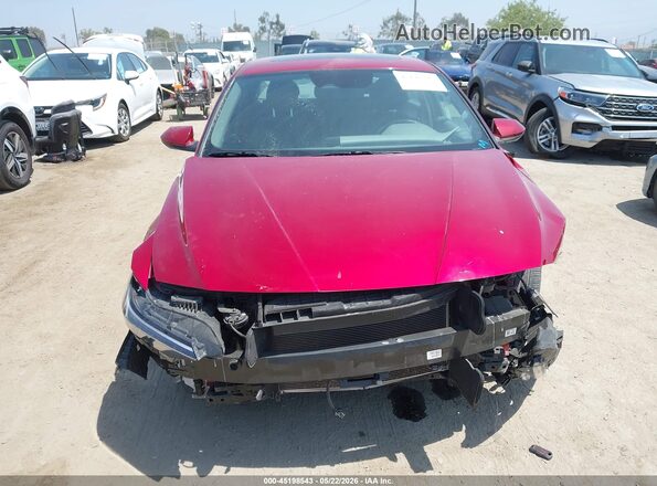 KMHLS4DG1SU855366 2025 HYUNDAI ELANTRA Red Vista interior trasera
