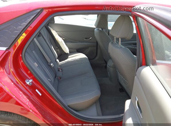KMHLS4DG1SU855366 2025 HYUNDAI ELANTRA Red Vista de la etiqueta del VIN