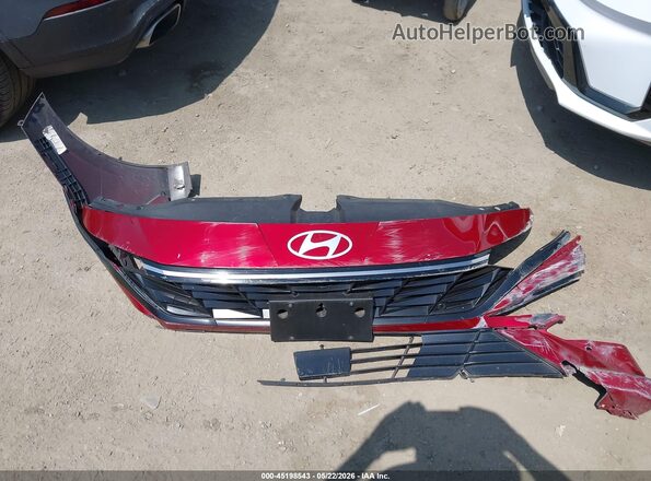 KMHLS4DG1SU855366 2025 HYUNDAI ELANTRA Red Vista del cuadro de instrumentos