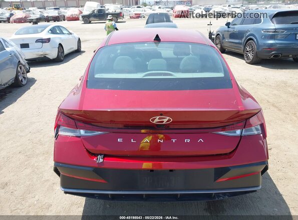 KMHLS4DG1SU855366 2025 HYUNDAI ELANTRA Red 