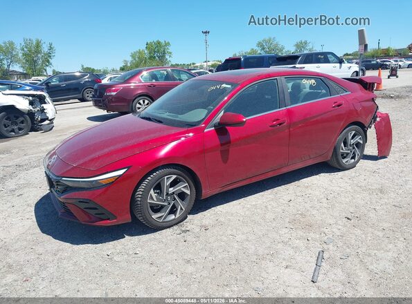 KMHLS4DG2RU787377 2024 HYUNDAI ELANTRA Red 