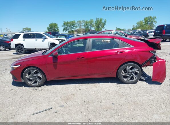 KMHLS4DG2RU787377 2024 HYUNDAI ELANTRA Red 