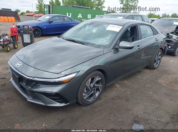 KMHLS4DG2SU855487 2025 HYUNDAI ELANTRA Gray Передня ліва чверть