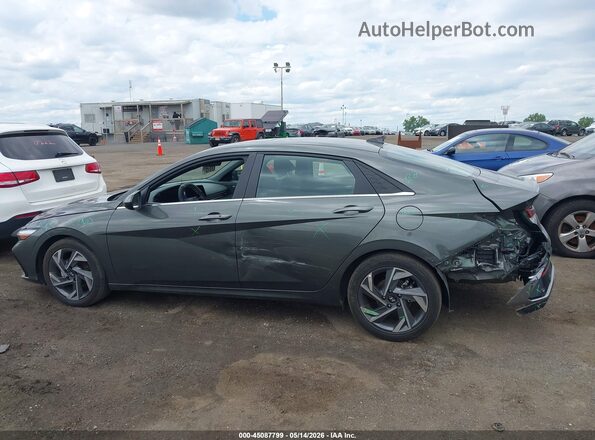 KMHLS4DG2SU855487 2025 HYUNDAI ELANTRA Gray Вид задньої частини салону
