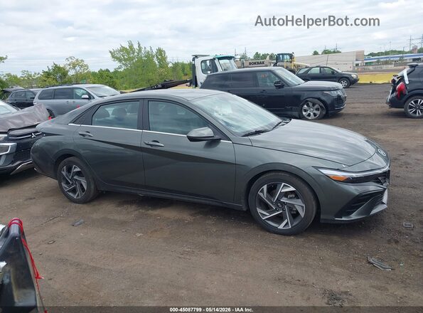 KMHLS4DG2SU855487 2025 HYUNDAI ELANTRA Gray Вид щитка приладів