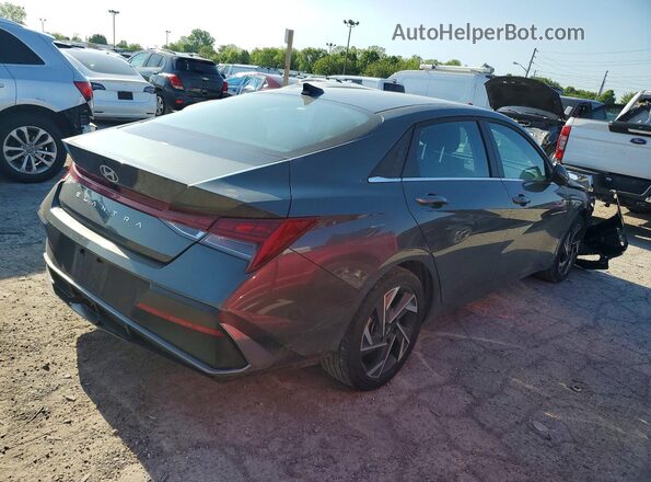 KMHLS4DG2SU982322 2025 HYUNDAI ELANTRA Серый Задняя правая четверть