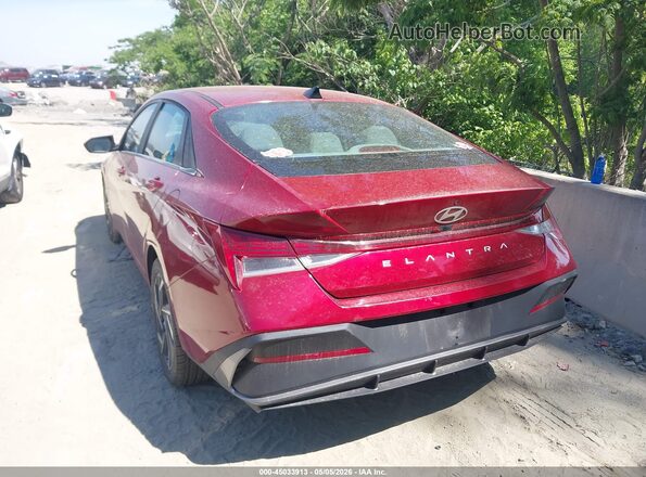 KMHLS4DG3RU688096 2024 HYUNDAI ELANTRA Red Задня ліва чверть