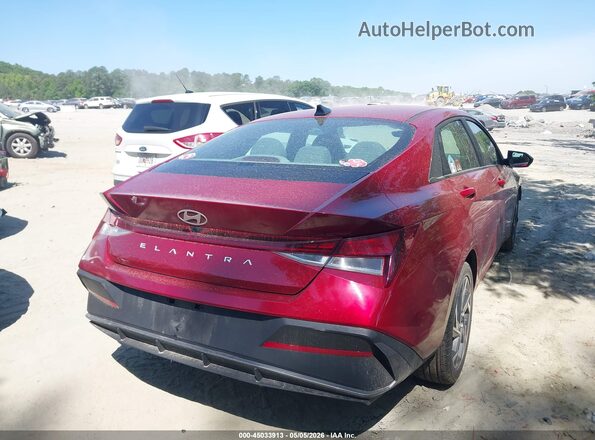 KMHLS4DG3RU688096 2024 HYUNDAI ELANTRA Red Задня права чверть