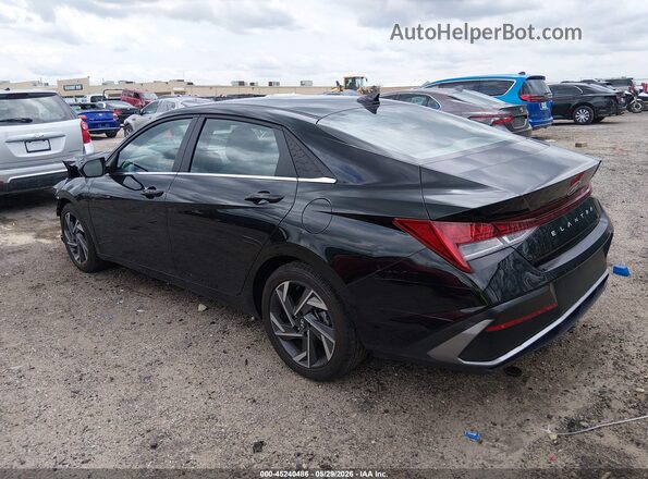KMHLS4DG3RU749933 2024 HYUNDAI ELANTRA Black Задня ліва чверть