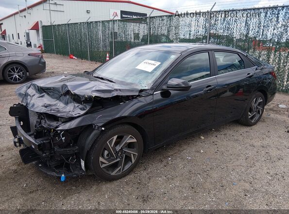 KMHLS4DG3RU749933 2024 HYUNDAI ELANTRA Black Передня ліва чверть
