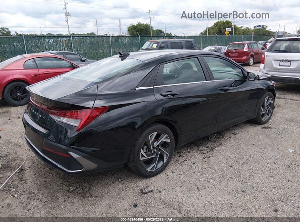 KMHLS4DG3RU749933 2024 HYUNDAI ELANTRA Black Задня права чверть