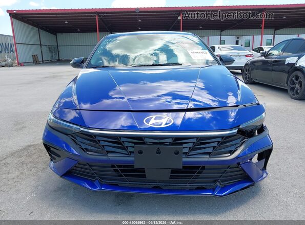 KMHLS4DG3TU146620 2026 HYUNDAI ELANTRA Blue Սալոնի հետևի տեսք