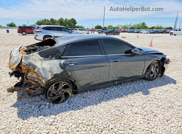 KMHLS4DG4RU822324 2024 HYUNDAI ELANTRA Gray უკანა მარჯვენა