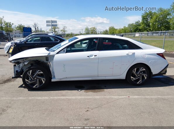KMHLS4DG4SU070422 2025 HYUNDAI ELANTRA Белый Панорамный вид салона 360°