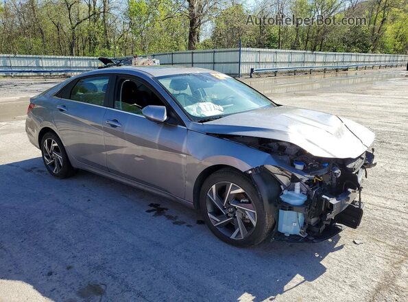 KMHLS4DG4SU856169 2025 HYUNDAI ELANTRA Gray 
