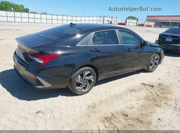 KMHLS4DG5RU708803 2024 HYUNDAI ELANTRA Black Rear right