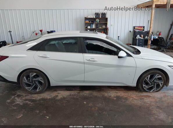 KMHLS4DG5RU788278 2024 HYUNDAI ELANTRA White Vista del cuadro de instrumentos