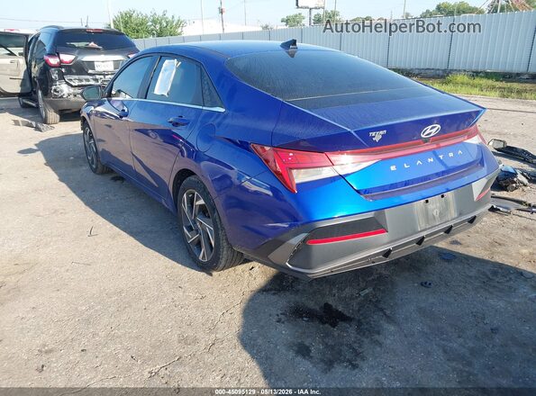 KMHLS4DG5RU821909 2024 HYUNDAI ELANTRA Синий Задняя левая четверть